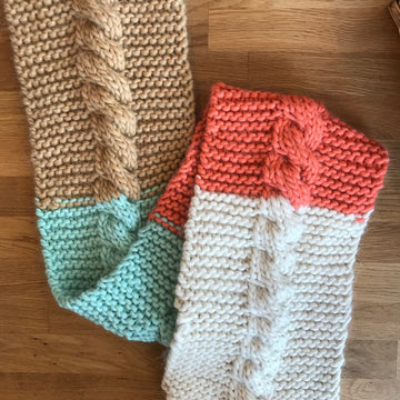 Pattern: The F Scarf