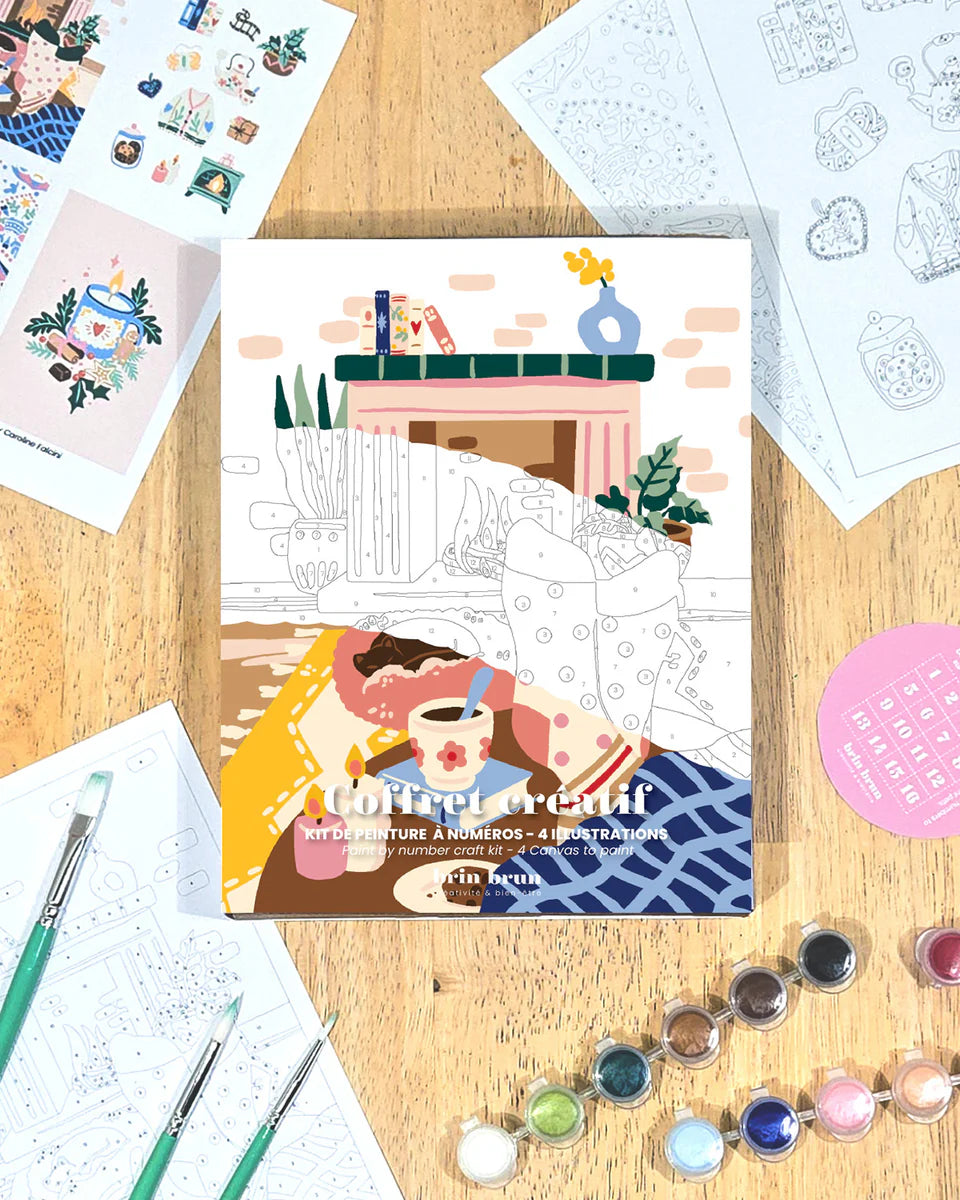 Creative box, Paint by numbers kit
