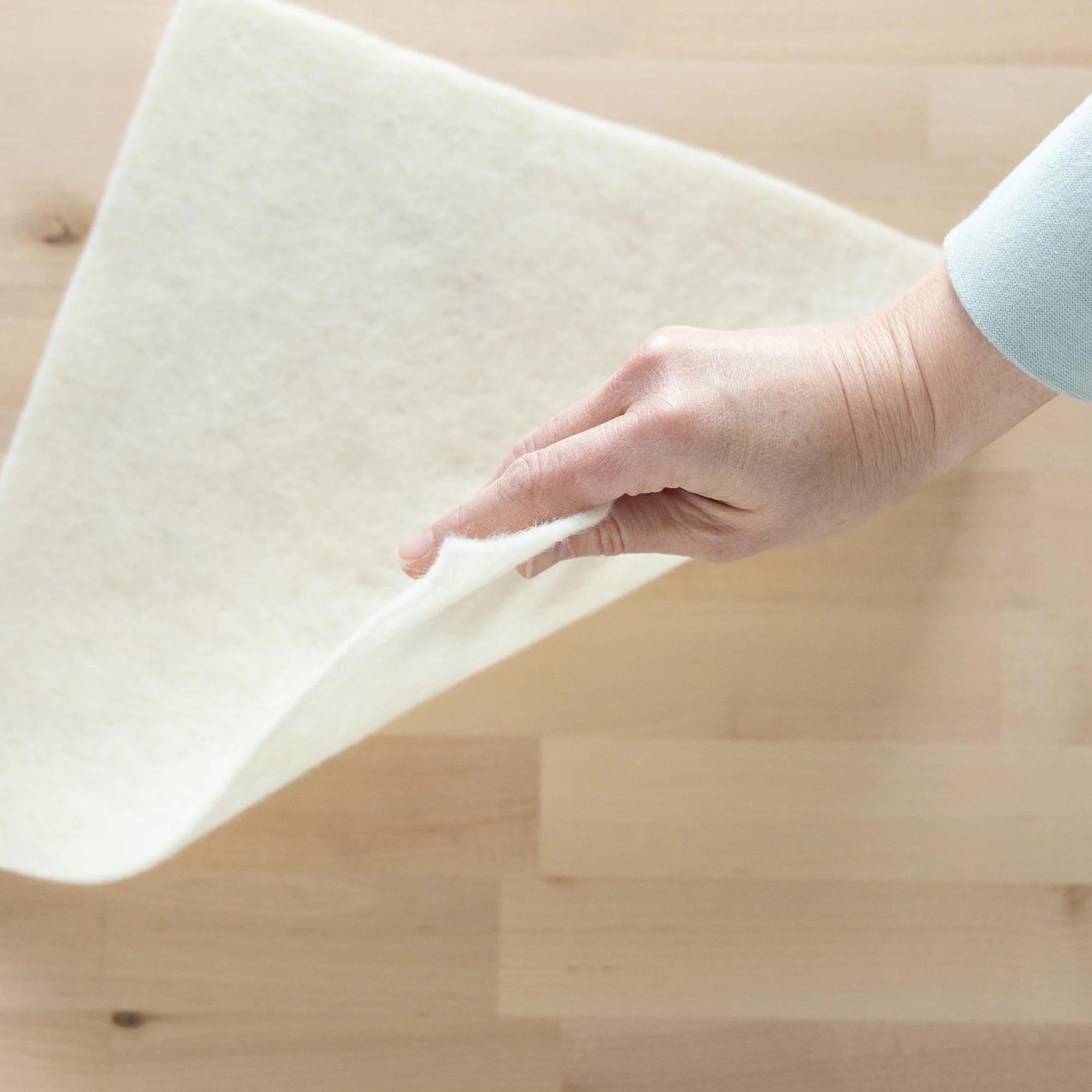 Wool square for felting