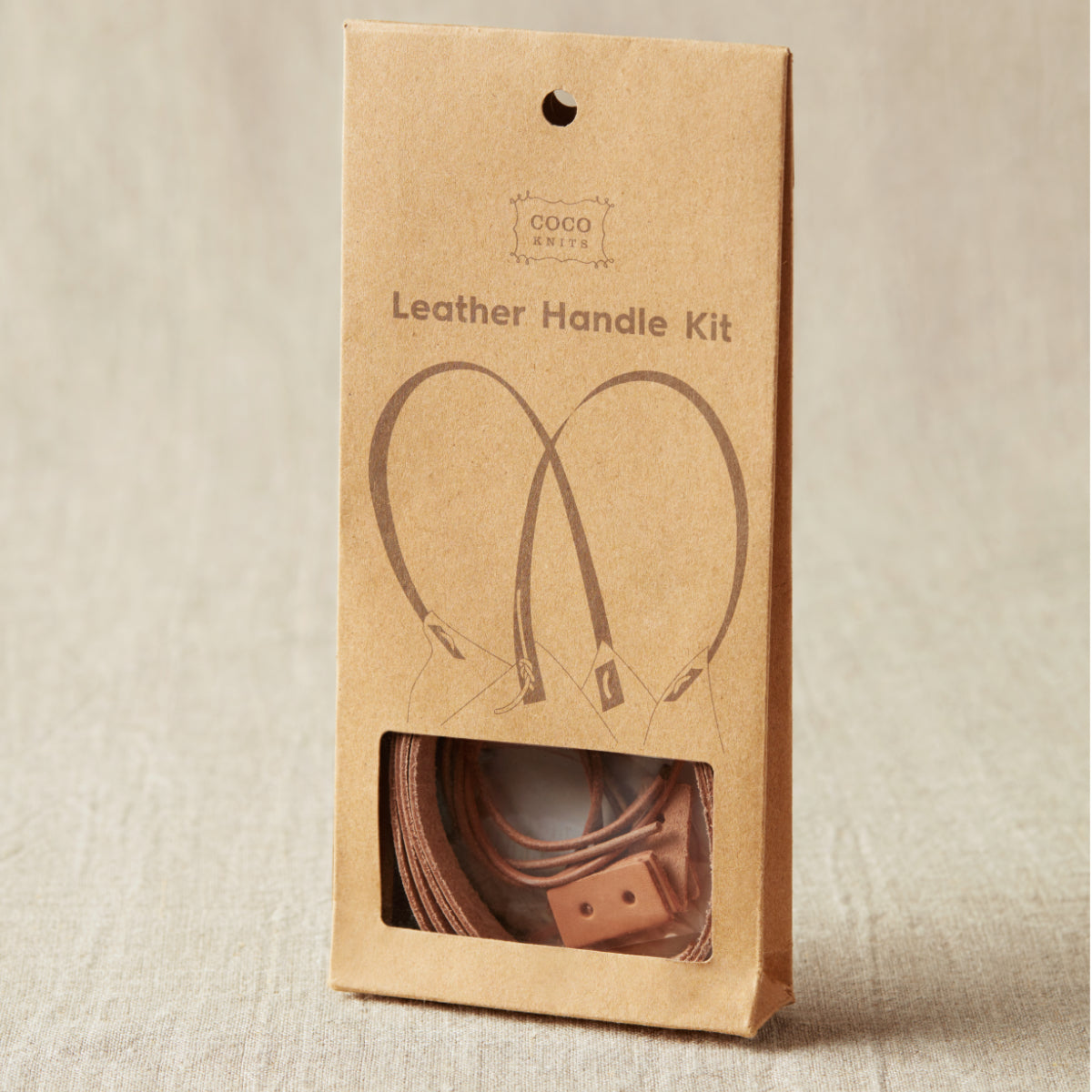 Poignées en cuir pour sac