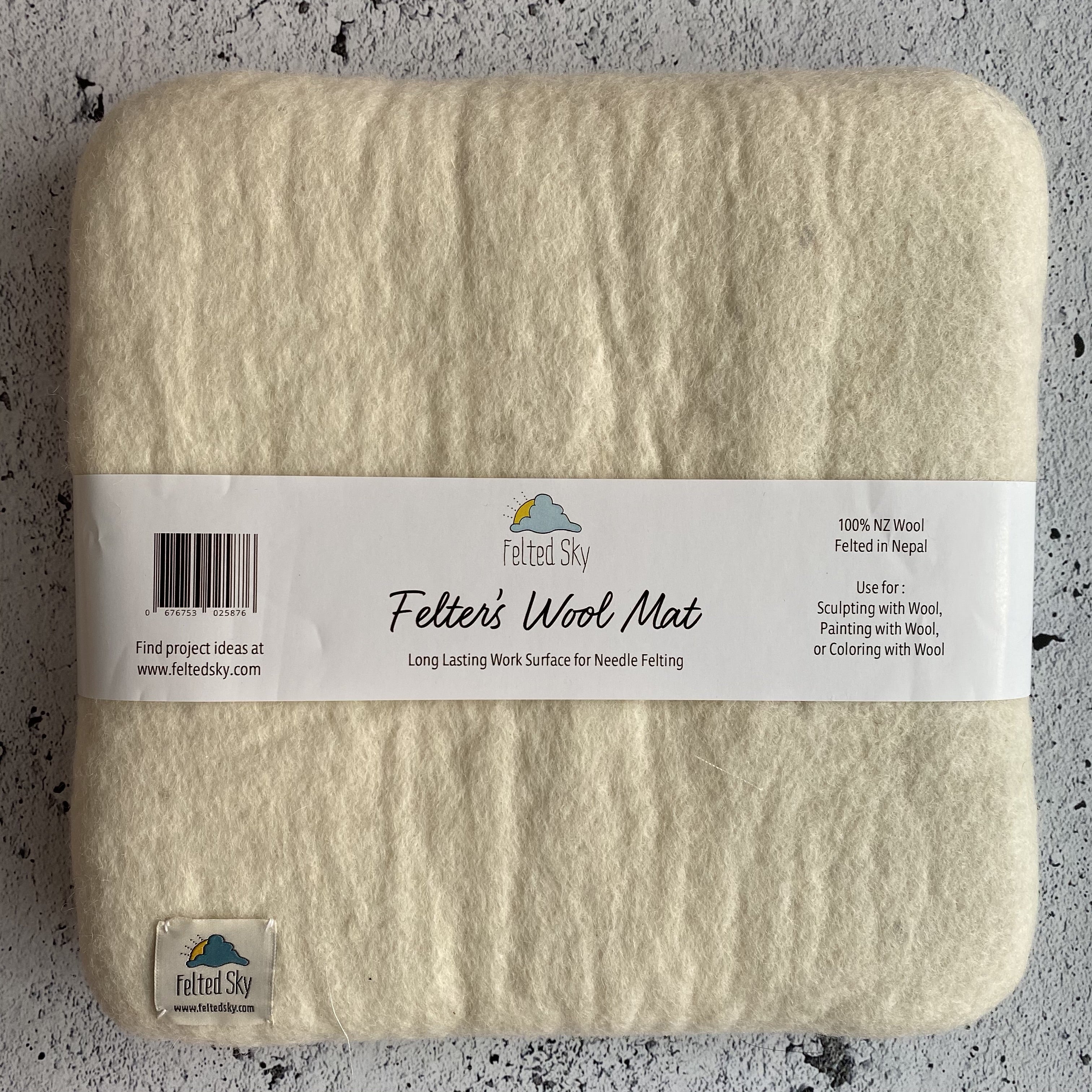 Mattress for felting