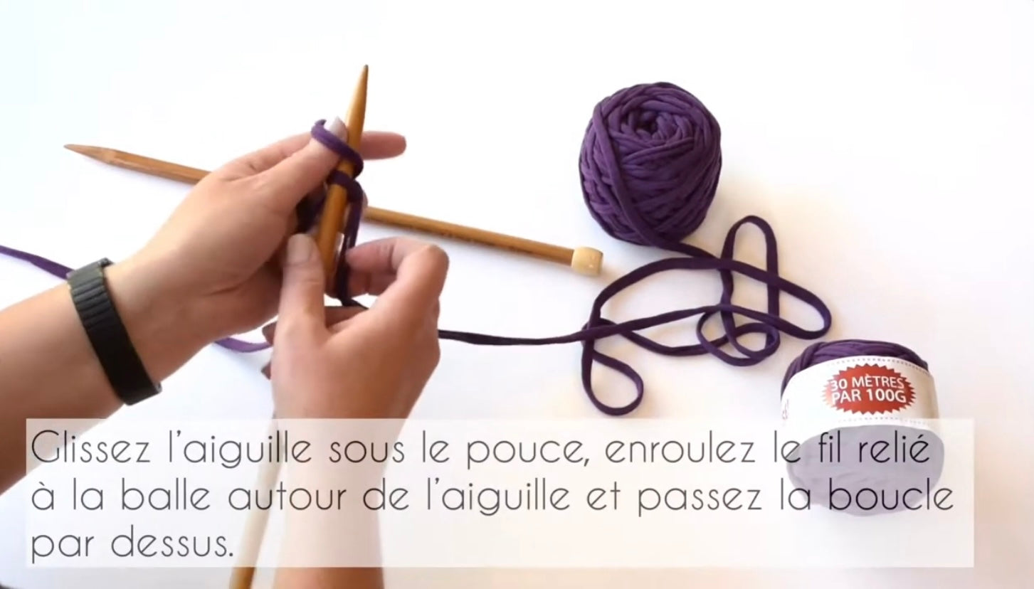 Les Tutos Tricot, de La Bobineuse - Tuto #1 Le montage de mailles