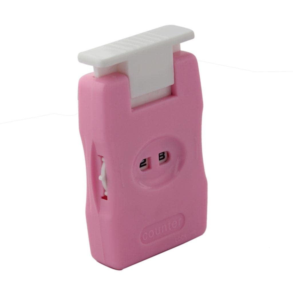 Compteur de rangs rose