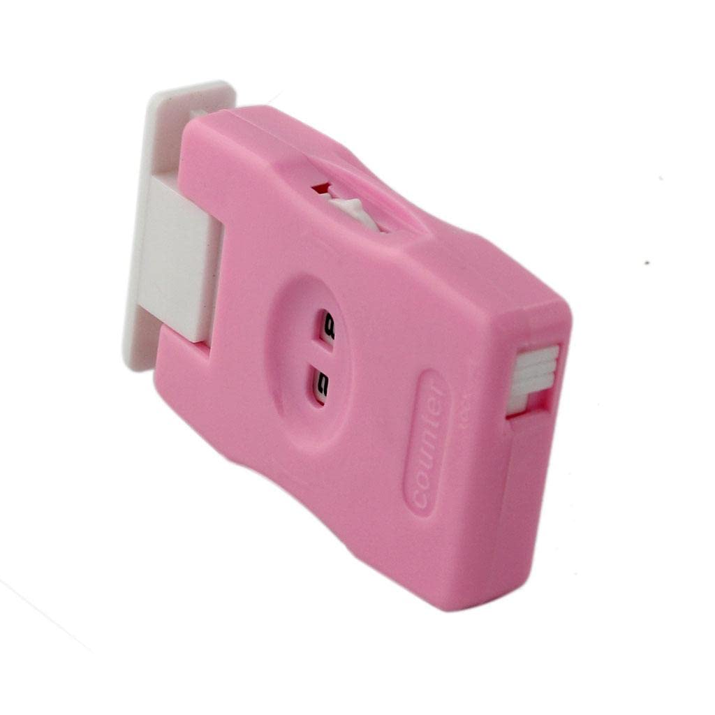 Compteur de rangs rose