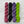 Charger l&#39;image dans la galerie, 1 ensemble de 4 écheveaux de laine québecoise teinte à la main aux couleurs inspirées des années 90. De gauche à droite: fuchsia, noir, violet et vert néon
