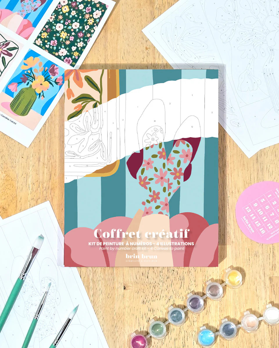 Coffret créatif, Kit de peinture à numéros