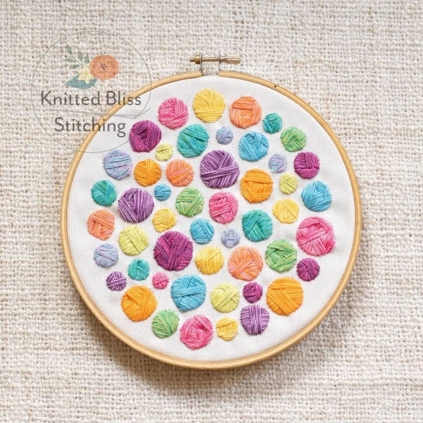 Embroidery kit - Knitted Bliss