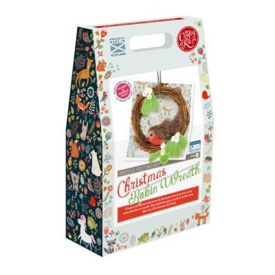 Crafty Kits - Christmas Robin Wreath Kit