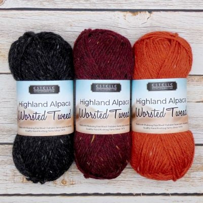 Highland Alpaca Worsted Tweed