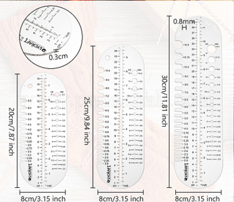 Règle à chaussettes