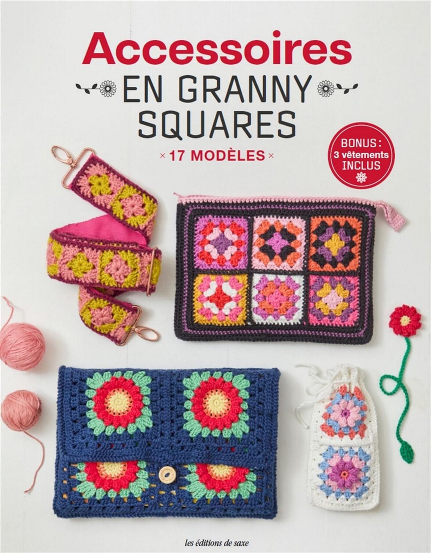 Accessoires en granny square - 17 modèles