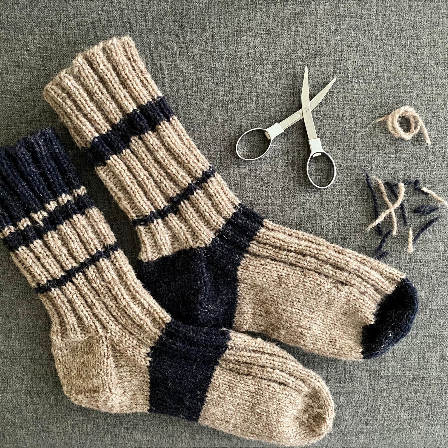 Tricot de chaussettes