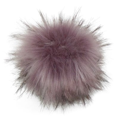 Faux fur pom poms - color