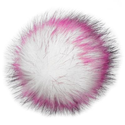 Faux fur pom poms - color