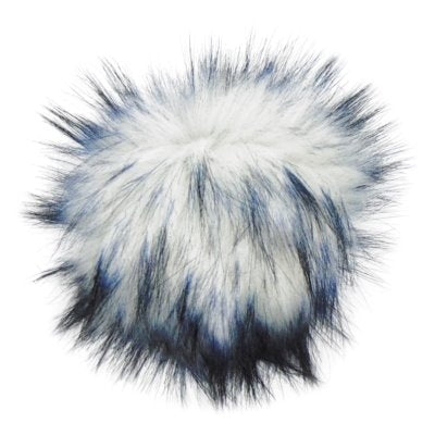 Faux fur pom poms - color