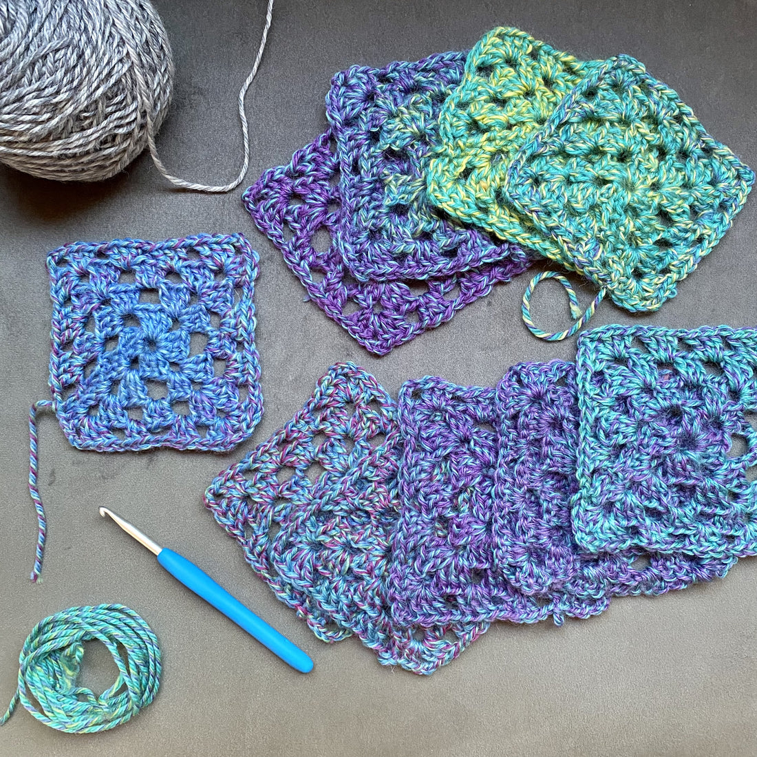 Granny Squares au crochet