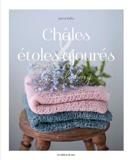 Châles et étoles ajourés au tricot